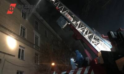 Ночью под Челябинском эвакуировали более 100 жильцов общежития из-за пожара