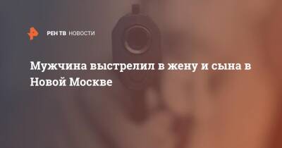 Мужчина выстрелил в жену и сына в Новой Москве