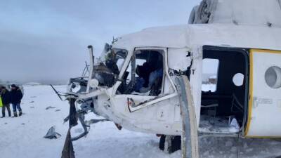 Вертолёт Ми-8 совершил аварийную посадку на севере Красноярского края
