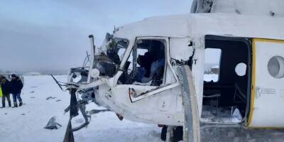 Вертолет Ми-8 с тремя членами экипажа на борту совершил аварийную посадку под Красноярском