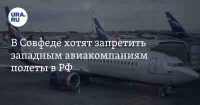 В Совфеде хотят запретить западным авиакомпаниям полеты в РФ