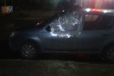 В Твери на Университетском переулке разбили еще один автомобиль