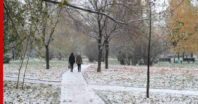 Первый снежный покров образовался в Москве