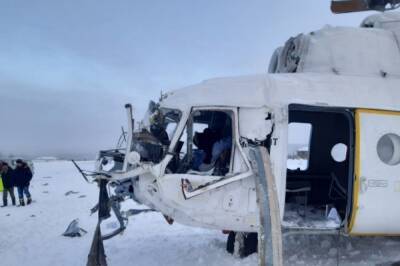 В СК назвали причину жесткой посадки вертолета Ми-8 в Красноярском крае