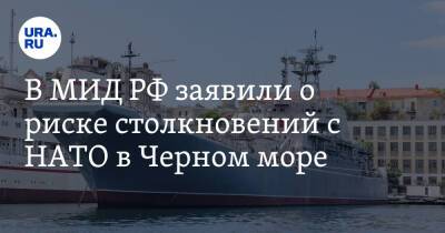 В МИД РФ заявили о риске столкновений с НАТО в Черном море