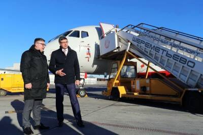 Губернатор Александр Авдеев поучаствовал в присвоении имени «Суздаль» самолету