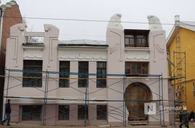 Реставрация «Шахматного дома» в Нижнем Новгороде продлится до лета