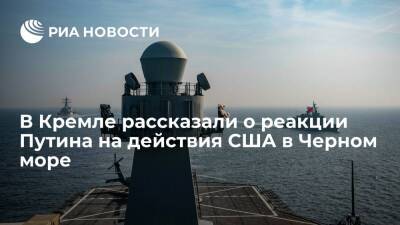 Песков: Путин обеспокоен действиями США в Черном море