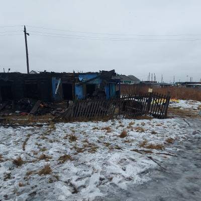 В пожаре под Новосибирском погибли два человека