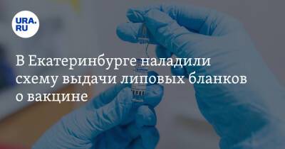 В Екатеринбурге наладили схему выдачи липовых бланков о вакцине. Инсайд