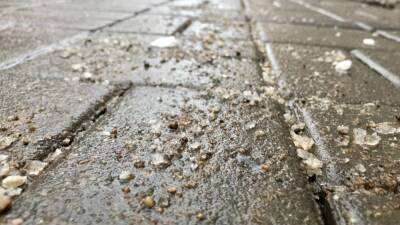 «Лучше бы песок»: соляной раствор на дорогах Петербурга зимой приводит к порче обуви и автомобилей