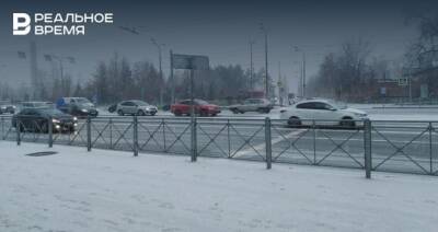 На дорогах в Казани образовались 8-балльные пробки