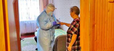 Заболевшим жителям Карелии экспресс-тест на ковид делают дома