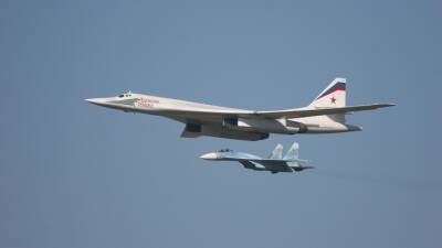 Два российских бомбардировщика Ту-160 пролетели над Белоруссией