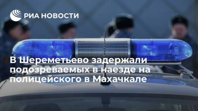 В Шереметьево задержали двоих подозреваемых в наезде на полицейского в Махачкале