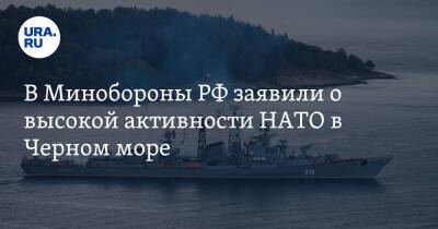 В Минобороны РФ заявили о высокой активности НАТО в Черном море