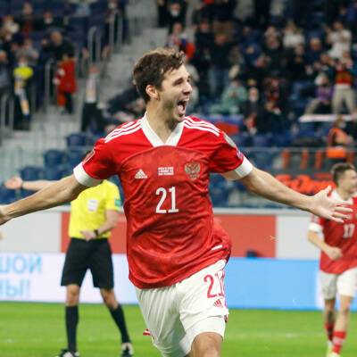 Сборная России по футболу разгромила команду Кипра в отборочном матче ЧМ-2022