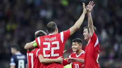 Сборная России одержала победу над Кипром в матче отбора на ЧМ-2022