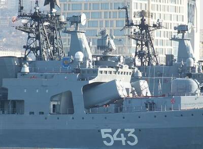 Фрегат «Маршал Шапошников» вышел в залив Петра Великого для испытания обновленных систем