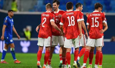 Сборная России разгромила Кипр в матче отборочного тура ЧМ-2022