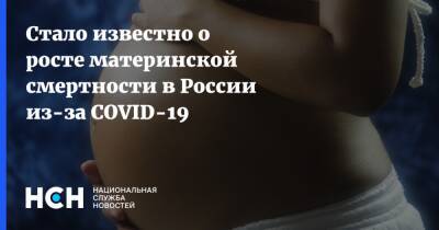Стало известно о росте материнской смертности в России из-за COVID-19