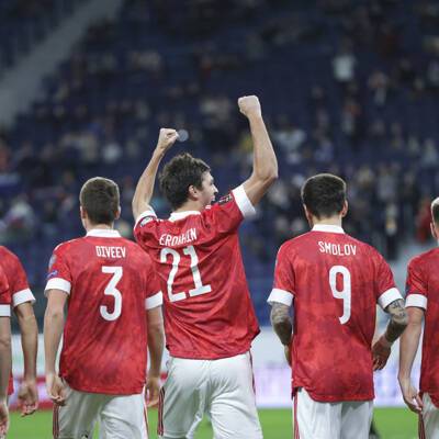 Сборная России по футболу разгромила команду Кипра в матче ЧМ 2022