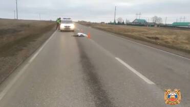 На трассе в Башкирии пешеход погиб под колесами «Лады Калины»