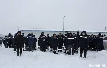 Китайские рабочие в Хабаровском крае РФ устроили акцию протеста