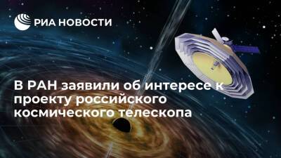 В РАН рассказали об интересе к проекту российского космического телескопа "Миллиметрон"