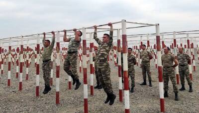 В Азербайджане прошли состязания среди командиров батальонов (ФОТО)