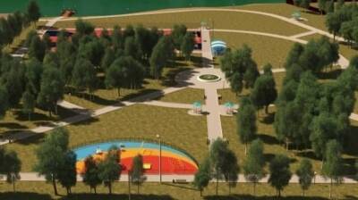 В селе Караидель года открыли парк "Прибрежный"