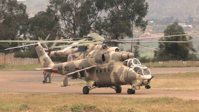 Вертолет Ми-35 ВВС Эфиопии был сбит при проведении операции против повстанцев