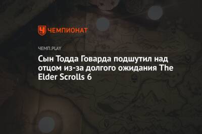 Сын Тодда Говарда подшутил над отцом из-за долгого ожидания The Elder Scrolls 6
