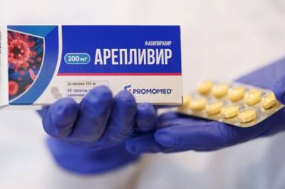 В России зарегистрировали препарат «Арепливир» от COVID-19