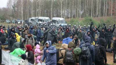 Более 2 тысяч мигрантов находятся у границы с Польшей