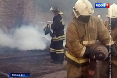 В центре Ростова при пожаре погиб пожилой мужчина