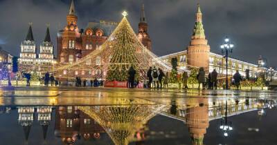 К Новому году Москву украсят несколько тысяч световых конструкций