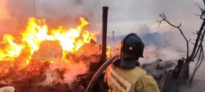 Следком начал проверку после гибели двух человек в пожаре в Ордынском районе