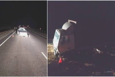 В ДТП на трассе в Волгоградской области пострадал водитель легковушки