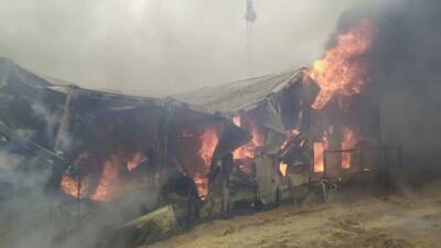Четверо иностранных рабочих стали жертвами пожара в бытовках в Подмосковье