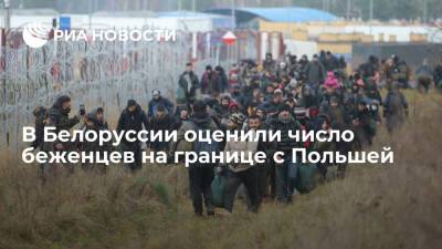В Госпогранкомитете Белоруссии назвали ситуацию в лагере беженцев непростой
