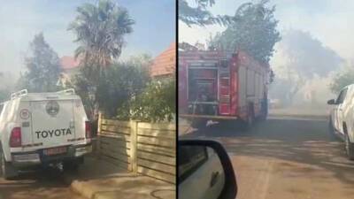 Крупный пожар в Галилее: угроза домам, семьи эвакуированы