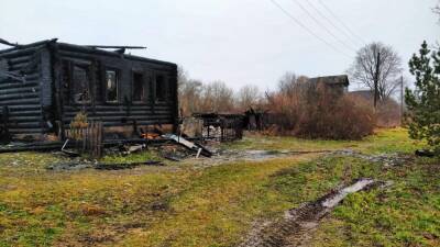 На пожаре в Тверской области погибли мужчина и женщина