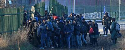 Около 50 мигрантов прорвались штурмом через границу Польши