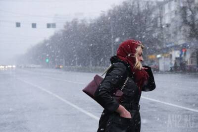 Жителей Кузбасса предупредили о мокром снеге и гололедице