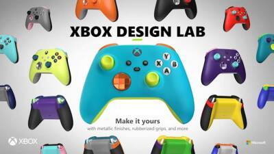 Xbox Design Lab для геймпадов Xbox Series X и S наконец доступен