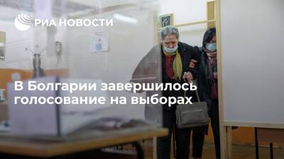 Голосование на выборах президента и парламента в Болгарии завершилось