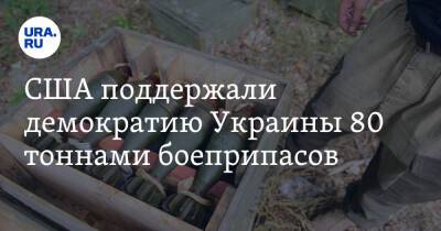США поддержали демократию Украины 80 тоннами боеприпасов