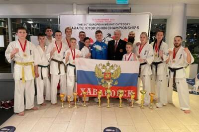 Спортсмены из Хабаровского края завоевали 6 золотых медалей по киокусинкай