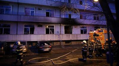 При пожаре в ковидном отделении больницы в Болгарии погибли три человека